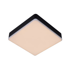 Plafonnier LED pour salle de bain Ceres noir dimmable 30 W LUCIDE