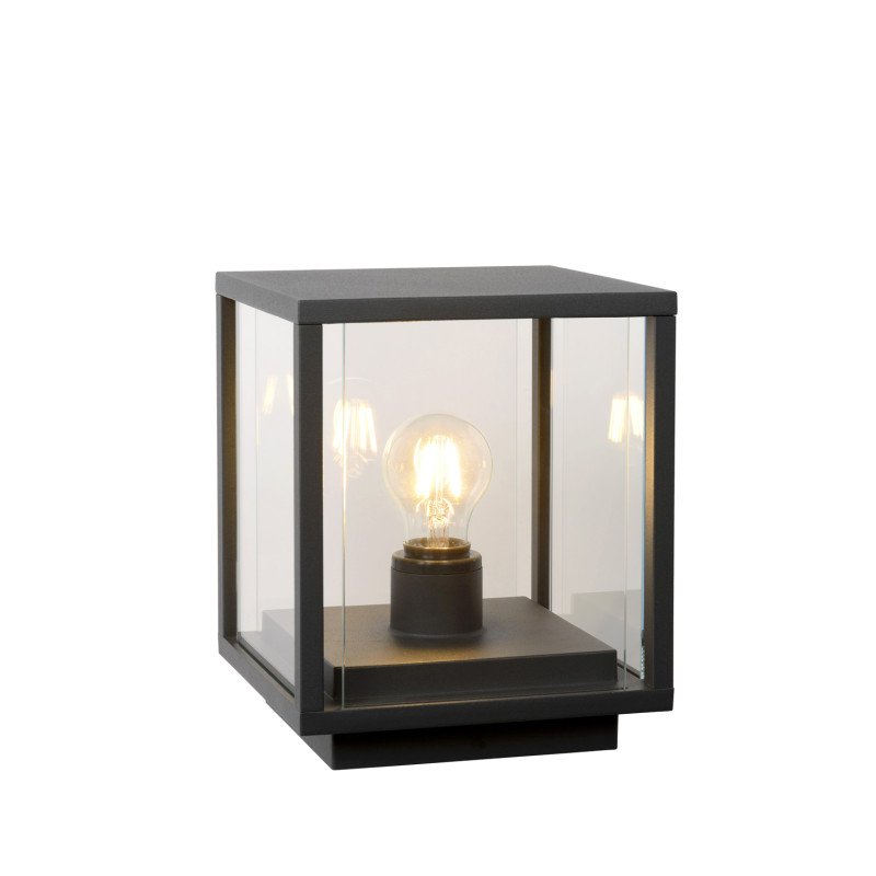 Réverbère Claire anthracite E27 60 W LUCIDE