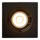 Spot encastrable LED Focus noir dimmable GU10 3 × 5 W LUCIDE