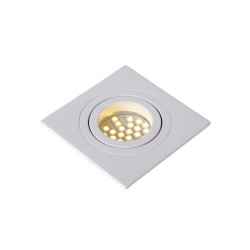 Spot encastrable Tube blanc GU10 50 W LUCIDE
