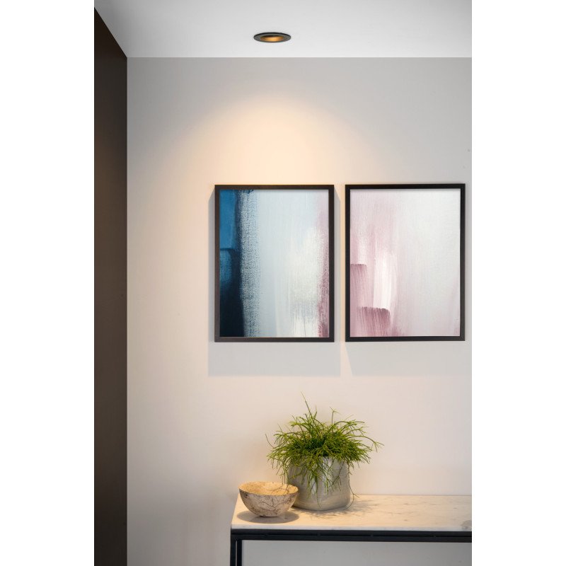 Spot encastrable Embed noir Ø 9,1 cm GU10 50 W LUCIDE