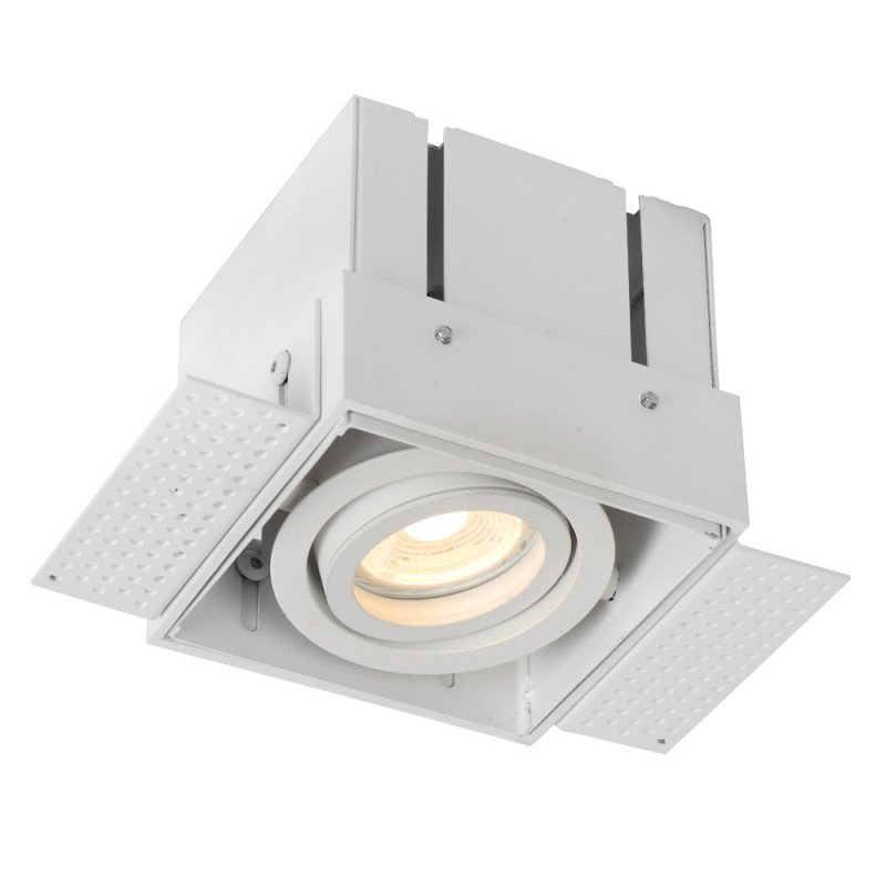 Spot encastrable Trimless blanc GU10 50 W LUCIDE
