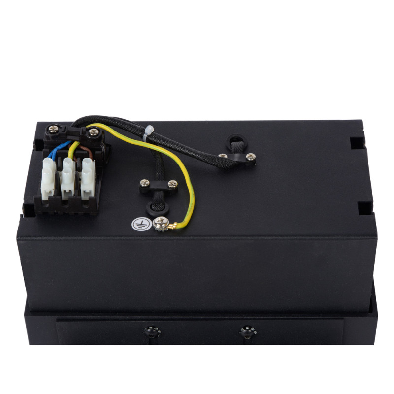 Spot encastrable Trimless noir GU10 2 × 50 W LUCIDE