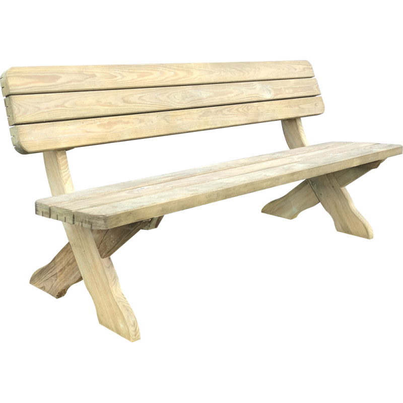 Banc de jardin 180 cm SOLID