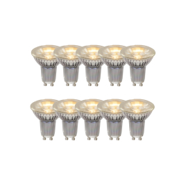 Ampoule LED MR16 transparante Ø 5 cm GU10 10 × 5 W LUCIDE