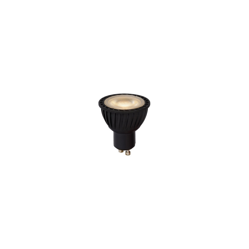 Ampoule LED MR16 noire dimmable Ø 5 cm GU10 5 W LUCIDE