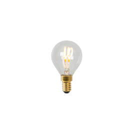 Ampoule à filaments LED P45 transparente dimmable Ø 4,5 cm E14 3 W LUCIDE