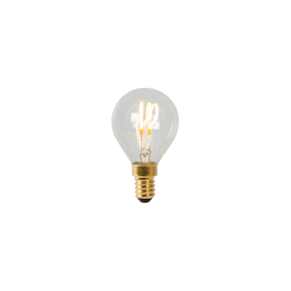 Ampoule à filaments LED P45 transparente dimmable Ø 4,5 cm E14 3 W LUCIDE