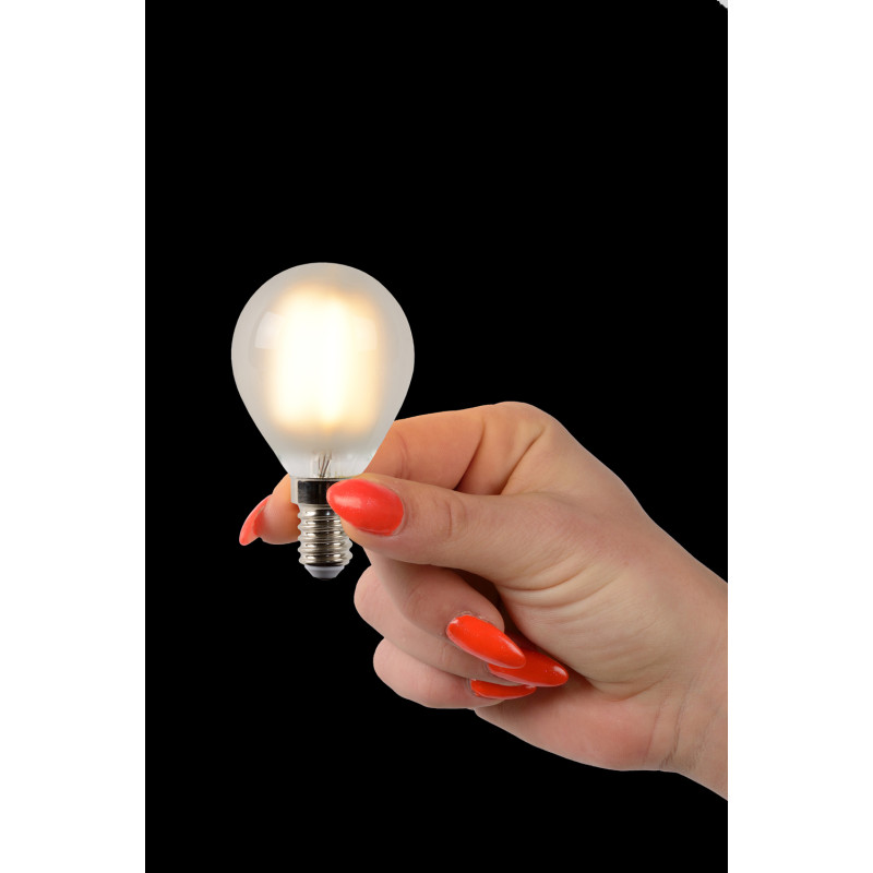 Ampoule à filaments LED P45 matte dimmable Ø 4,5 cm E14 4 W LUCIDE