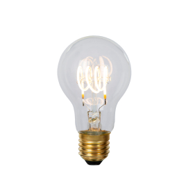 Ampoule à filaments LED A60 transparente dimmable Ø 6 cm E27 5 W LUCIDE