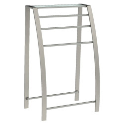 Porte-serviette à poser Loft Game blanc mat 3 barres ALLIBERT