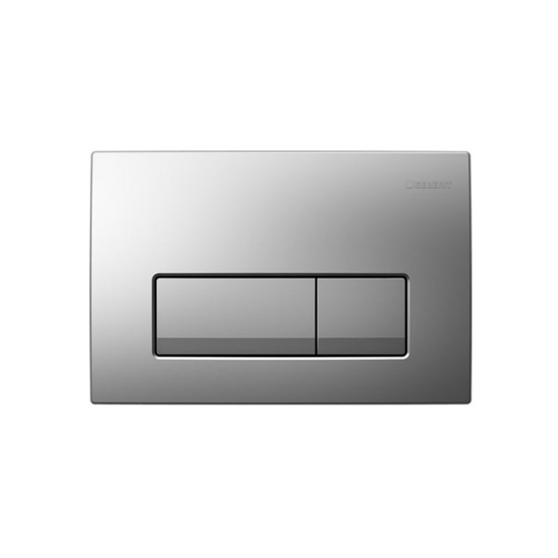 Plaque de commande pour WC suspendu Delta 51 chrome mat GEBERIT