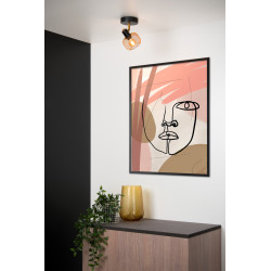 Spot Maren or mat/laiton E14 25 W LUCIDE