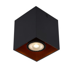 Spot Bido noir GU10 50 W LUCIDE
