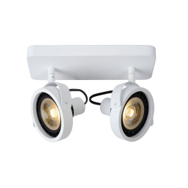 Spot LED Tala blanc dimmable GU10 2 × 12 W LUCIDE