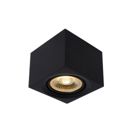 Spot LED Fedler noir dimmable GU10 12 W LUCIDE