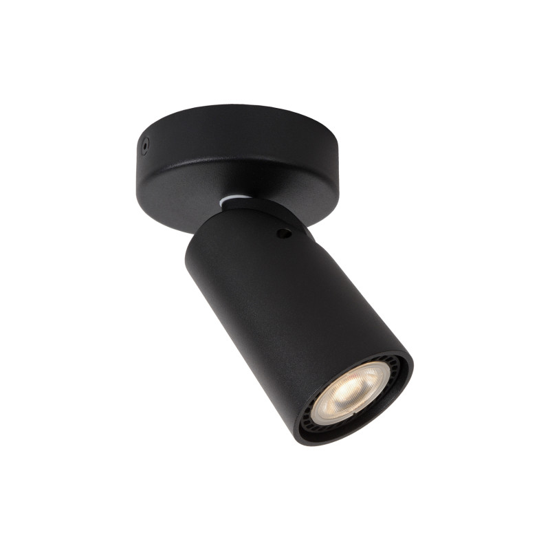 Spot LED Xyrus noir dimmable Ø 9 cm GU10 5 W LUCIDE