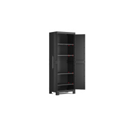 Armoire de rangement Détroit haute noire 182 x 65 x 45 cm KETER
