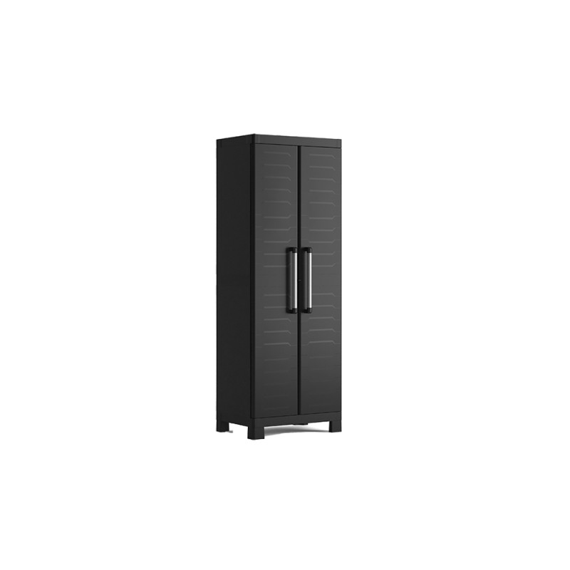 Armoire de rangement Détroit haute noire 182 x 65 x 45 cm KETER