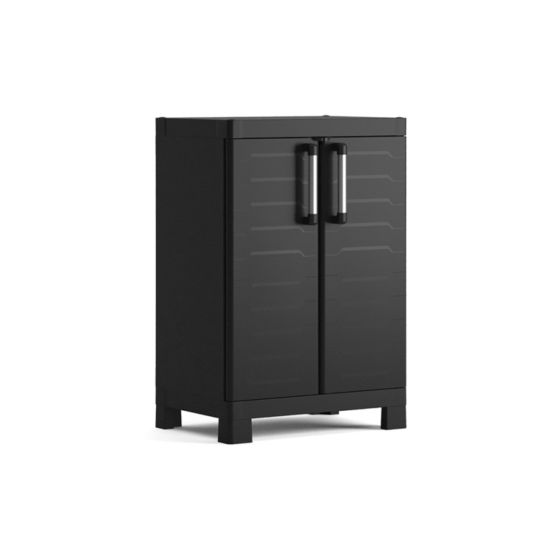 Armoire de rangement Détroit haute noire 182 x 65 x 45 cm KETER