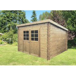 Abri de jardin Riom 19 mm 2,98 x 2,38 m SOLID
