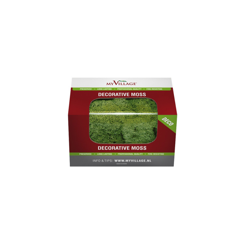 Mousse Lichen Vert Foncé 50g – Déco Naturelle | MY VILLAGE
