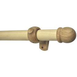 Kit tringle bois Ø 28mm – Habillez vos rideaux | MOBOIS
