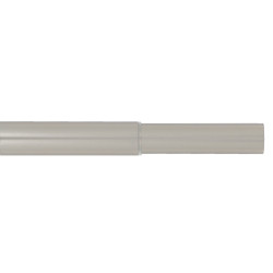 Tringle à rideau extensible chrome mat 240-400cm | MOBOIS