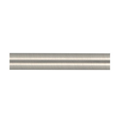 Tringle à rideau métal chrome mat 28mm x 200cm – Robuste | MOBOIS