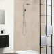Panneau de douche en PVC Salina 260 x 90 cm 2 pièces DUMAWALL XL