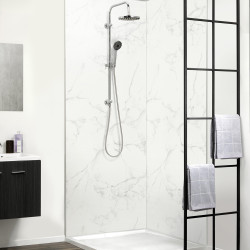 Panneau de douche en PVC Corleone 260 x 90 cm 2 pièces DUMAWALL XL