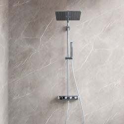 Panneau de douche en PVC Siracusa 260 x 90 cm 2 pièces DUMAWALL XL Panneau de douche en PVC Siracusa 260 x 90 cm 2 pièces DUMAWALL XL