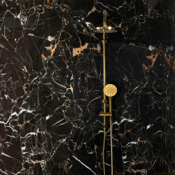 Panneau de douche en PVC Tavira Gloss 260 x 90 cm 2 pièces DUMAWALL XL