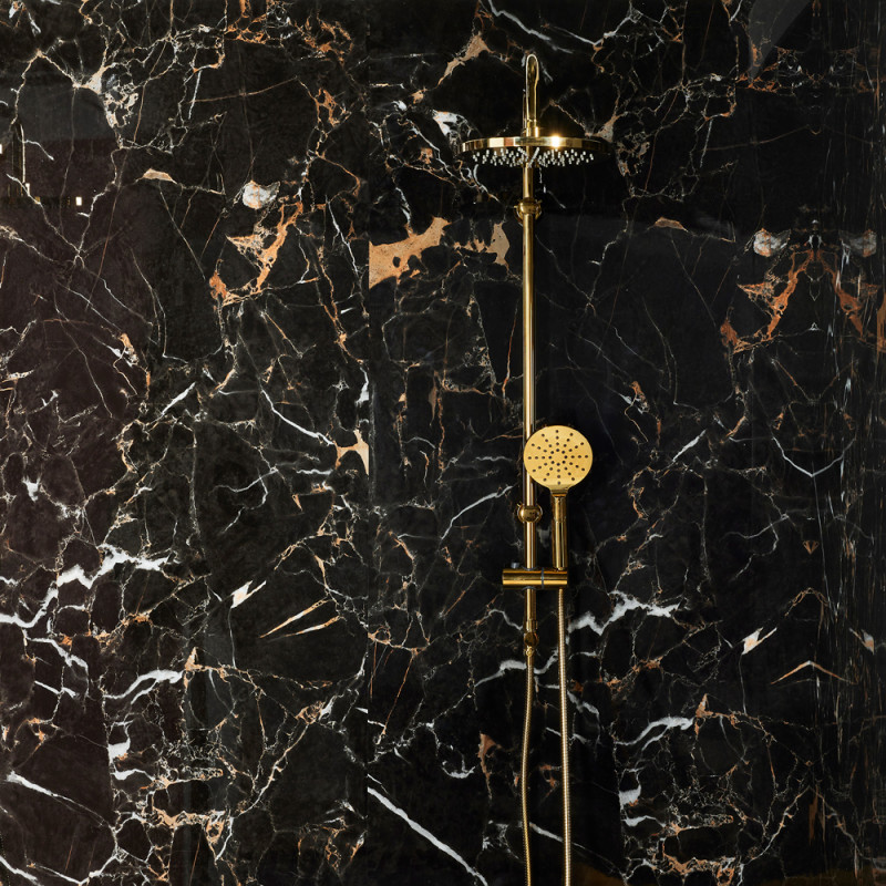 Panneau de douche en PVC Tavira Gloss 260 x 90 cm 2 pièces DUMAWALL XL