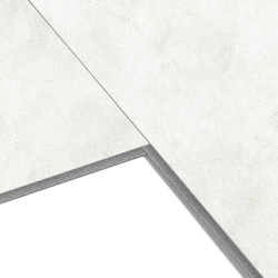 Dalle PVC Cloudy Blanc 65x37,5cm – Facile à poser | DUMAWALL