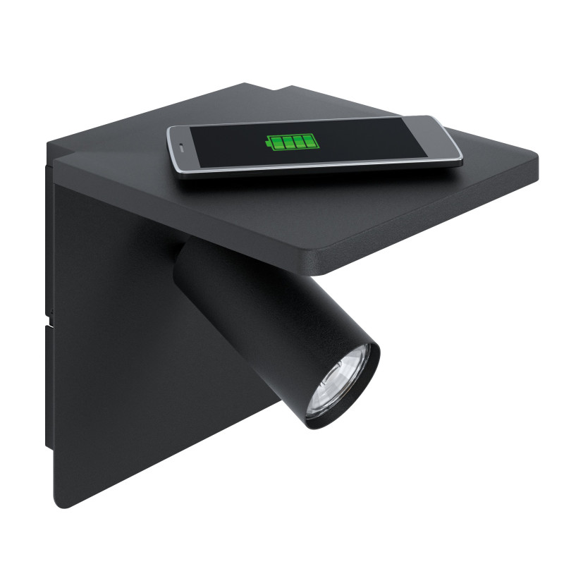 Applique LED Ciglie noire GU10 4,5 W EGLO