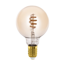 Ampoule LED G95 Connect Z ambre dimmable E27 4,9 W EGLO