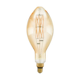 Ampoule à filaments LED E140 ambre E27 8 W EGLO