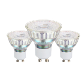 Ampoule LED transparante Ø 5 cm GU10 4,5 W 3 pièces EGLO