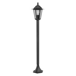 Lampadaire extérieur Laterna 4 noir E27 60 W EGLO