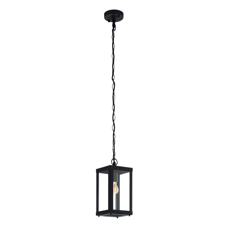 Suspension extérieure Alamonte 1 noire E27 60 W EGLO