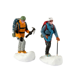Set de figurines alpiniste 2 pièces LEMAX