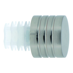 Embout de tringle MOBOIS – Finition Chrome Mat | MOBOIS