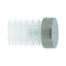 Embout Fermeture Tringle Fermium Chrome Mat – Lot de 2 pièces | MOBOIS