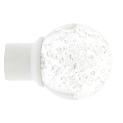 Embout tringle Hélium blanc mat Ø 20 mm – Finition élégante | MOBOIS