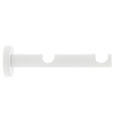 Support tringle double MOBOIS – Blanc mat Ø 20 mm | MOBOIS