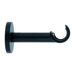 Support de tringle ouvert MOBOIS – Noir mat 20 mm | MOBOIS