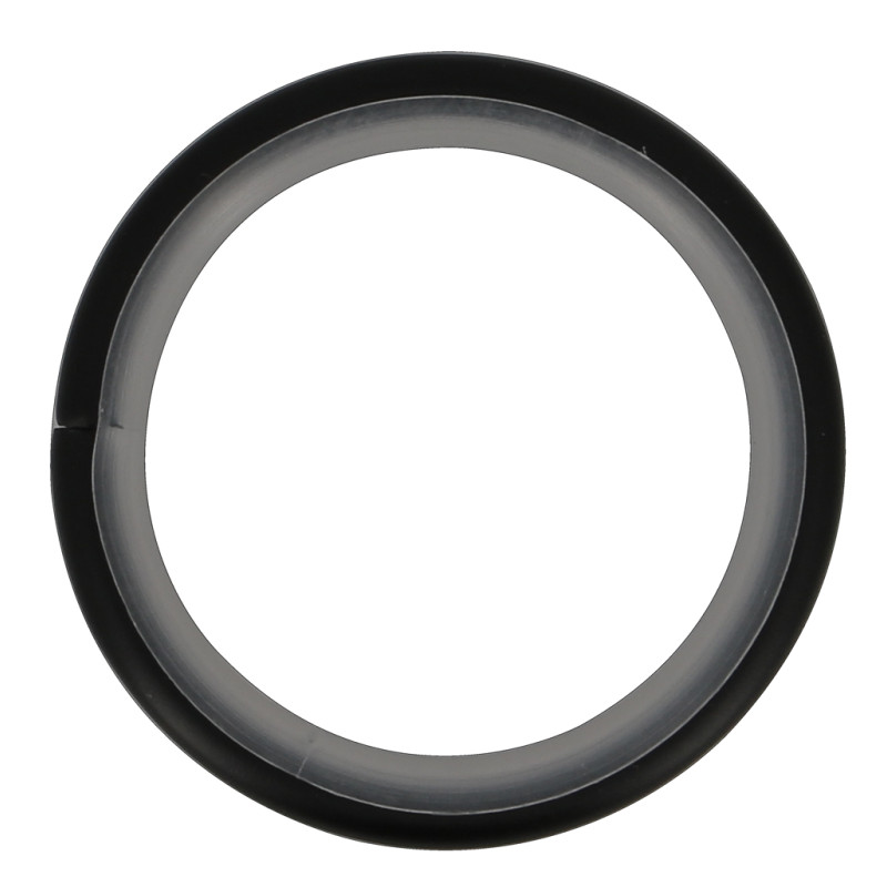 Anneau avec bague en métal Premium noir mat Ø 42 mm 10 pièces MOBOIS