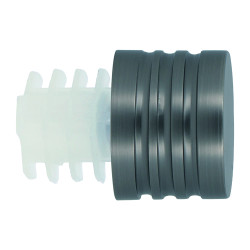 Embout tringle métal Minium gun foncé Ø 20mm – Lot de 2 | MOBOIS