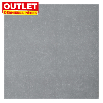 Carrelage de sol extérieur Materiel Grey 60 x 60 cm 2 pièces COECK